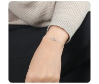 Plain Silver Bracelet BRS-213